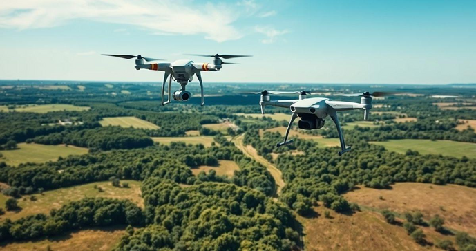 Levantamento topográfico com drone revoluciona a precisão nas medições Levantamento topográfico com drone revoluciona a precisão nas medições